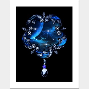 Zodiac constellation libra Posters and Art